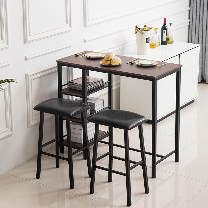 Mustafa 3 Piece Dining Set